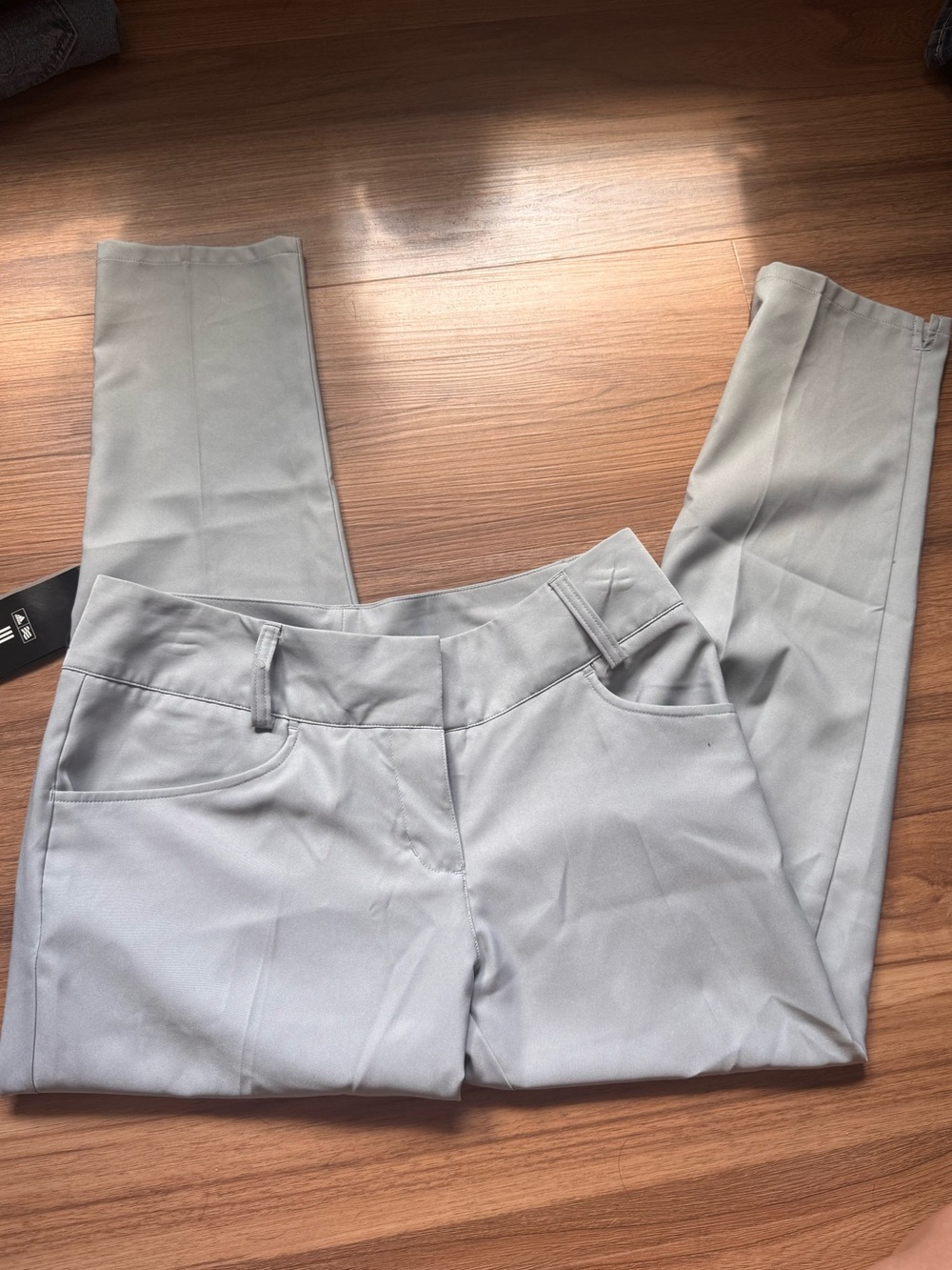 Light Gray Slim Athletic Pants